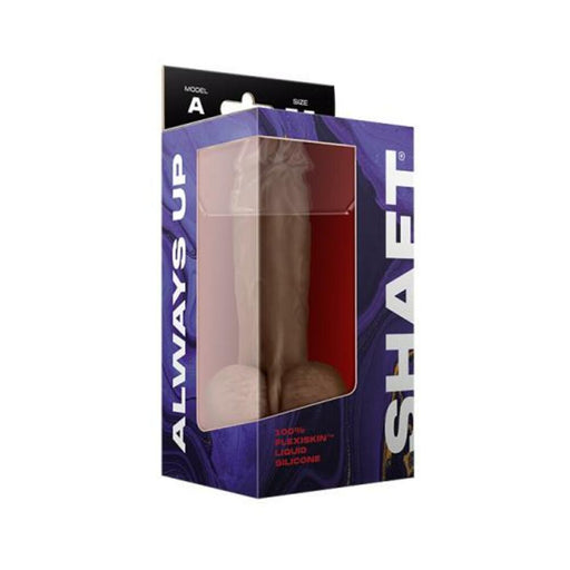 Shaft Model A Liquid Silicone Dong With Balls 7.5 In. Oak | cutebutkinky.com