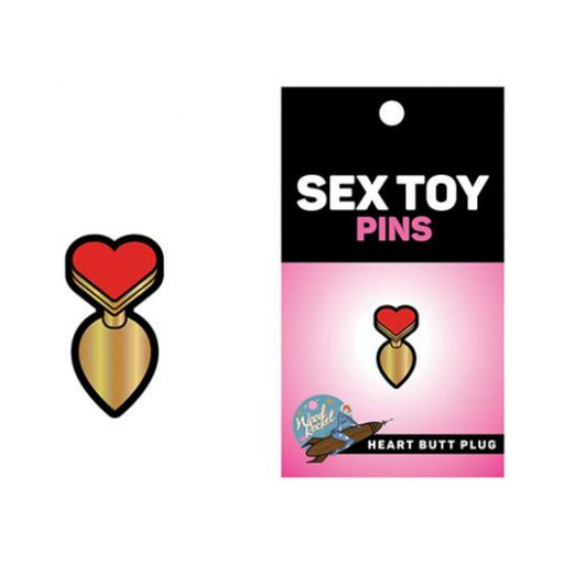 Sex Toy Pin Heart Butt Plug | cutebutkinky.com
