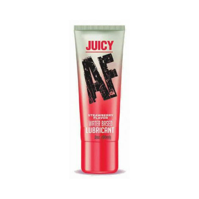 Juicy Af Water-based Lube - Strawberry 2 Oz | cutebutkinky.com