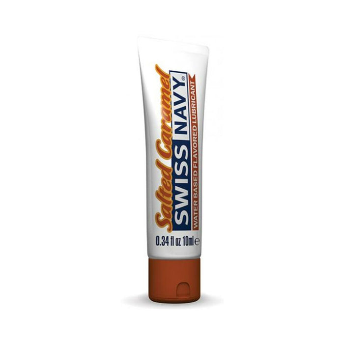 Swiss Navy Salted Caramel Flavored Lubricant 10 Ml | cutebutkinky.com