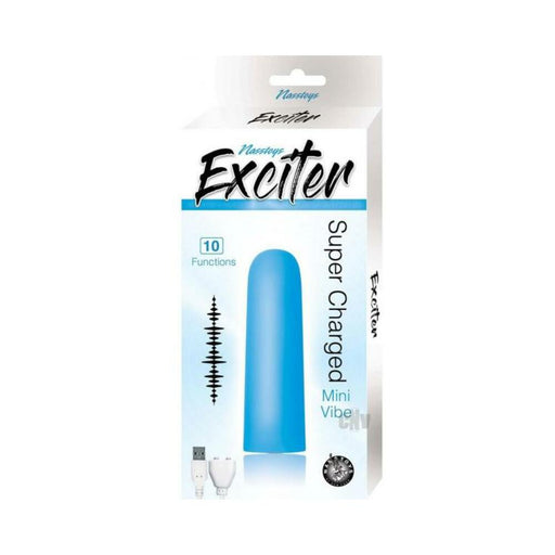 Exciter Mini Vibe Rechargeable Silicone Blue | cutebutkinky.com
