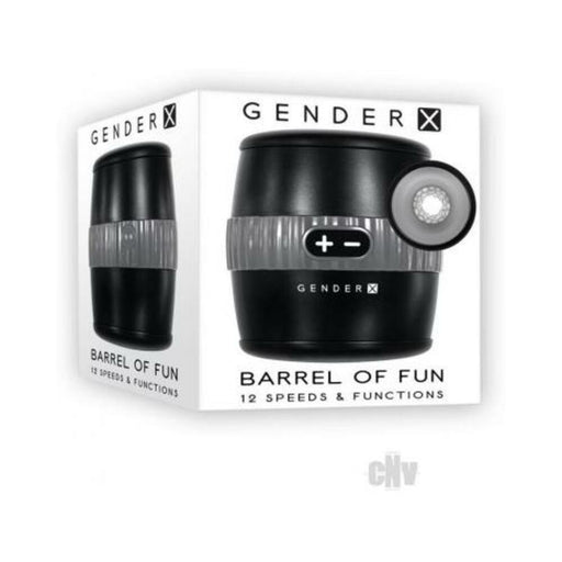 Gender X Barrel Of Fun Stroker Black | cutebutkinky.com