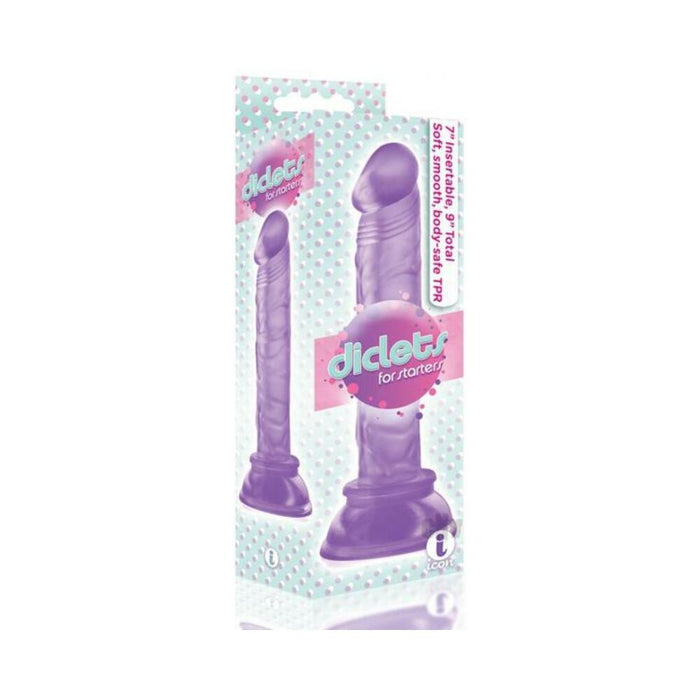 The 9's Diclets 8" Jelly Tpr Dong Purple | cutebutkinky.com