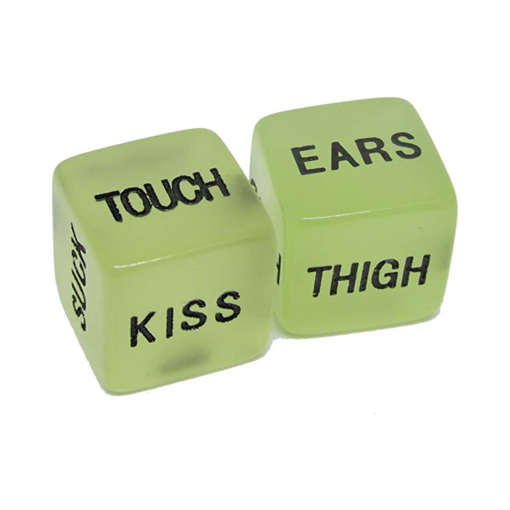 Glow In The Dark Erotic Dice Spanish Version | cutebutkinky.com