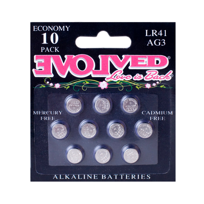 Evolved LR44 Batteries 10 Pack | cutebutkinky.com