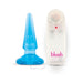 Basic Anal Pleaser Blue Vibrating Plug | cutebutkinky.com