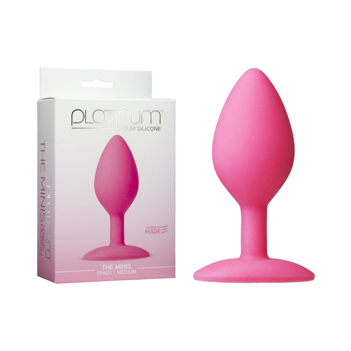 Platinum The Minis Spade Medium Butt Plug | cutebutkinky.com