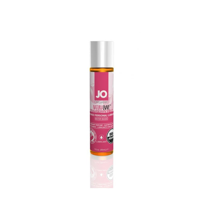 Jo Usda Organic - Strawberry - Lubricant (water-based) 1 Fl Oz / 30 Ml | cutebutkinky.com