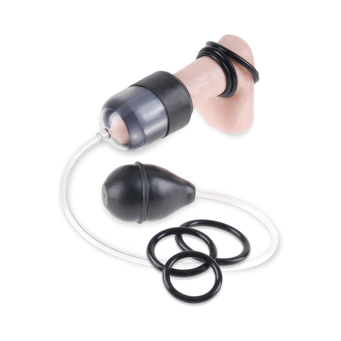 Fetish Fantasy Suck N Stroke Head Pump Black | cutebutkinky.com