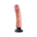 King Cock 9 inches Vibrating Dildo Beige | cutebutkinky.com