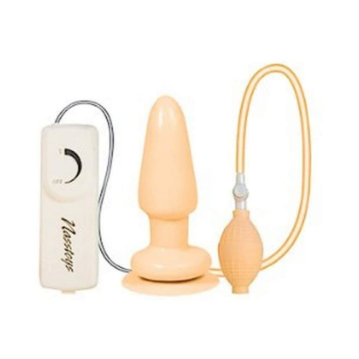 Butt Balloon inflatable Vibrating Anal Satisfier Beige | cutebutkinky.com