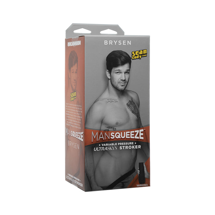 Man Squeeze Brysen Ultraskyn Stroker Ass Vanilla | cutebutkinky.com