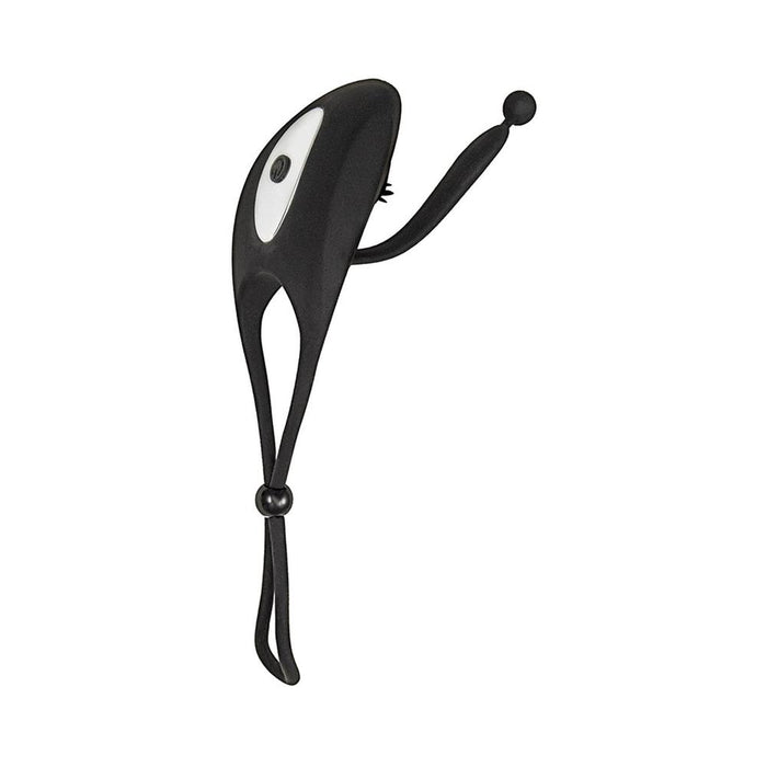 My Cockring Vibrating Pleasure Partner - Black | cutebutkinky.com